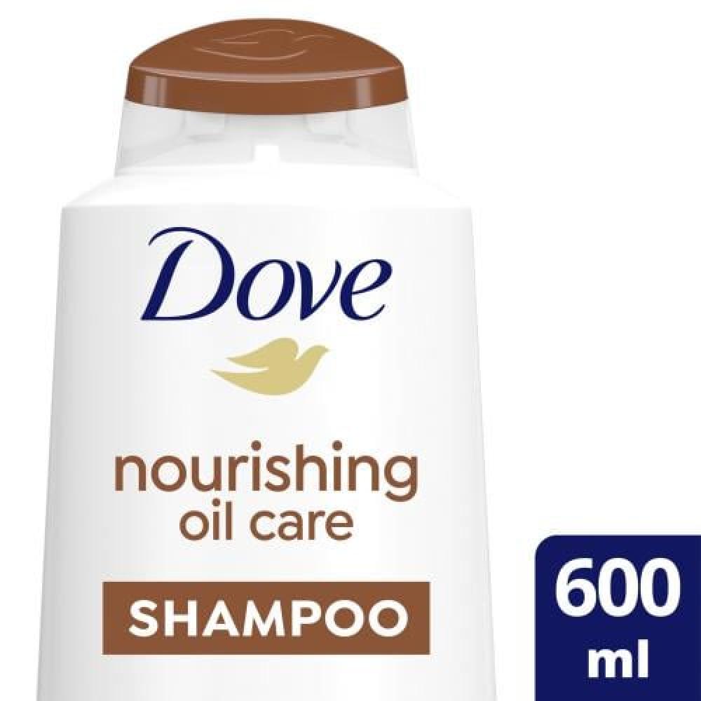 دوف شامبو الزيوت المغذية للعناية بالشعر للشعر الجاف والمتطاير 600 مل