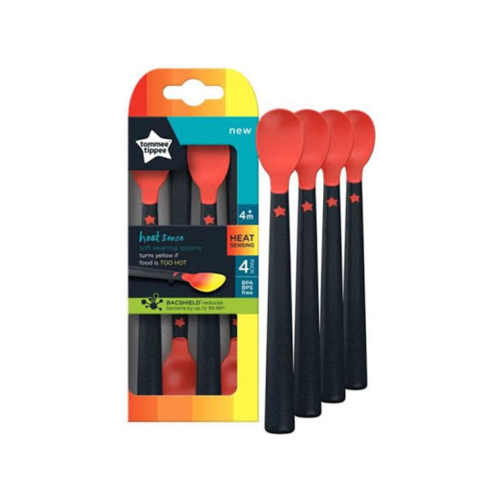 تومي تيبي ملاعق حساسة للحرارة 4 قطع +4