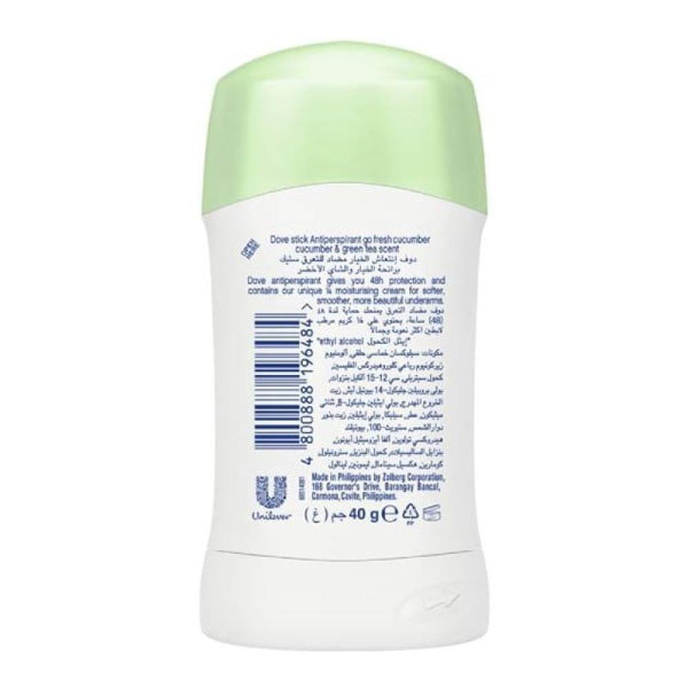 دوف مزيل عرق استيك انتعاش الخيار 40 جم