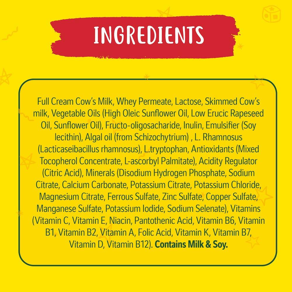 نيدو حليب اطفال (1) بلص من 1 الي 3 سنوات 2*1800 جم عبوة مزدوجه