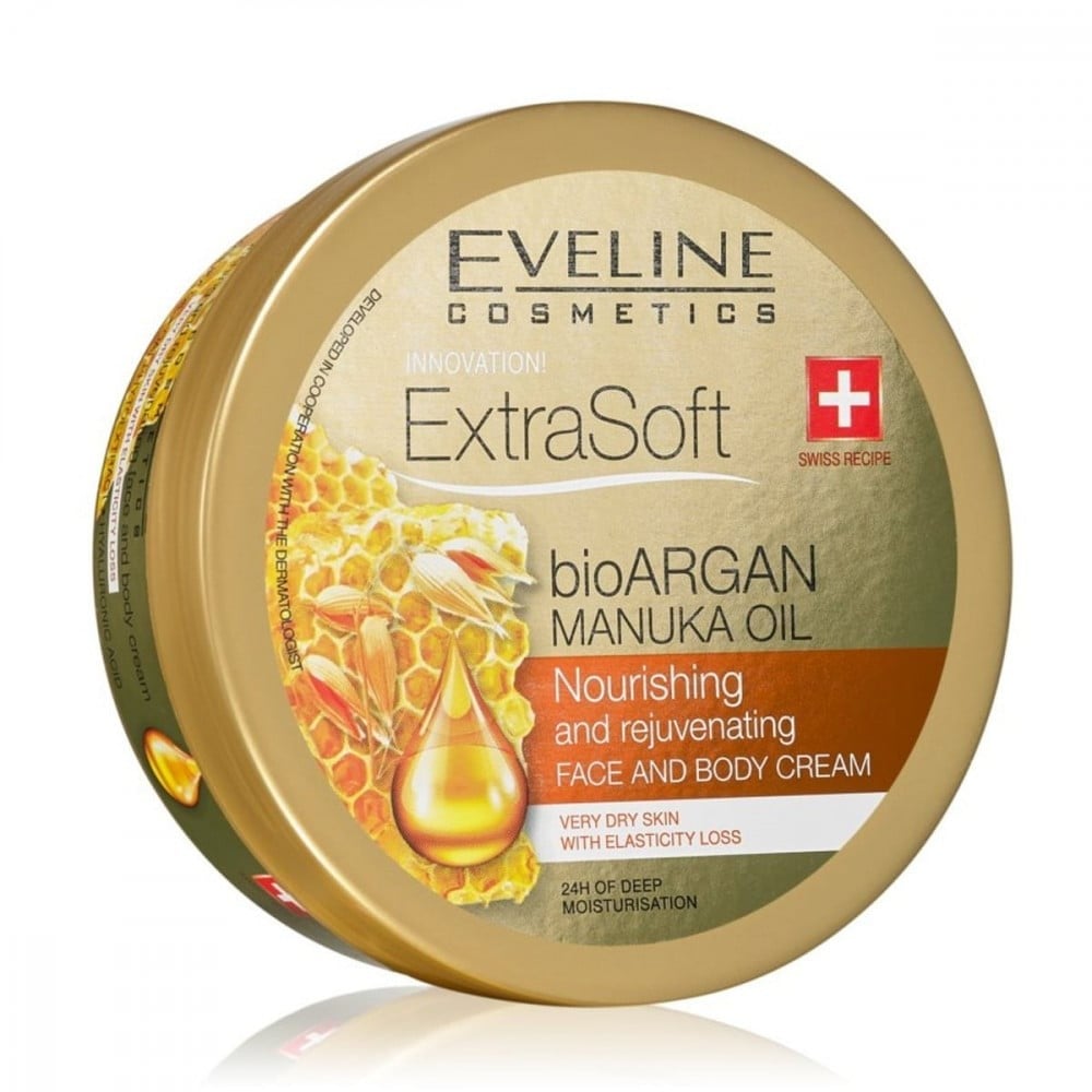 ايفيلين كريم مرطب اكسترا سوفت بزيت الارجان وعسل المانوكا 175 مل