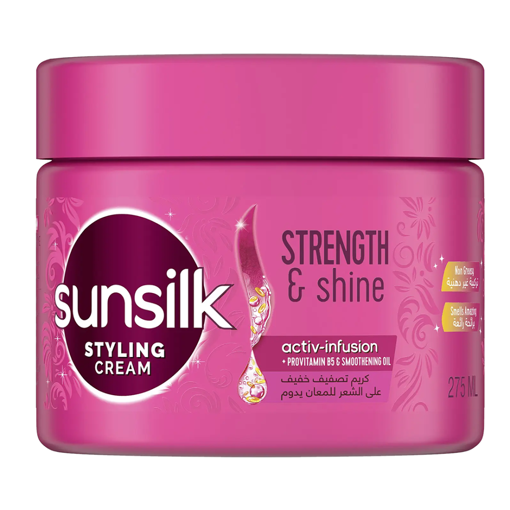 صانسيلك كريم تصفيف الشعر قوة ولمعان 275 مل