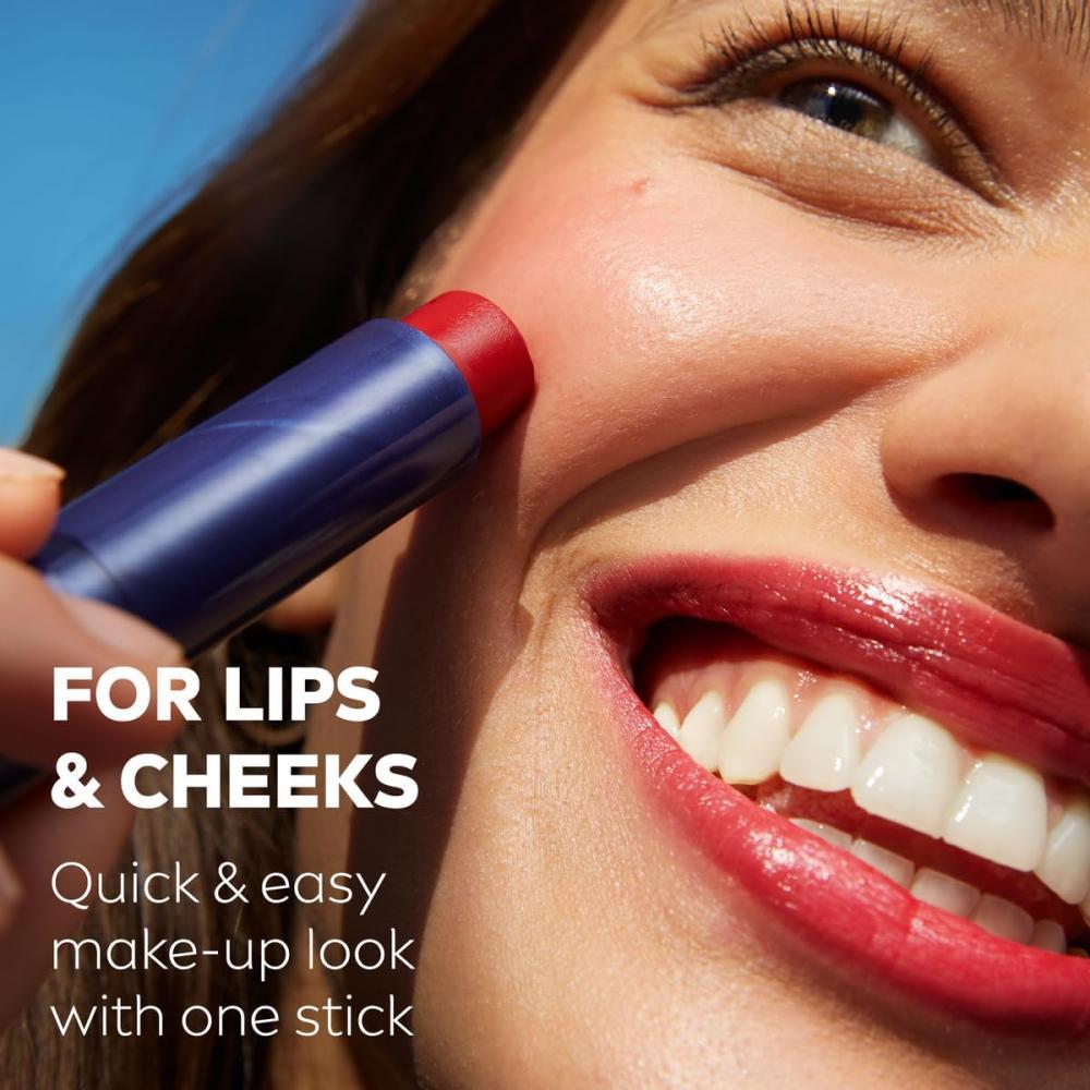 لابيلو بلسم ملون للشفاه والخدود لون احمر spf 30