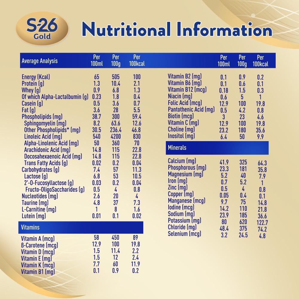 اس 26 جولد حليب اطفال (1) 800 جم