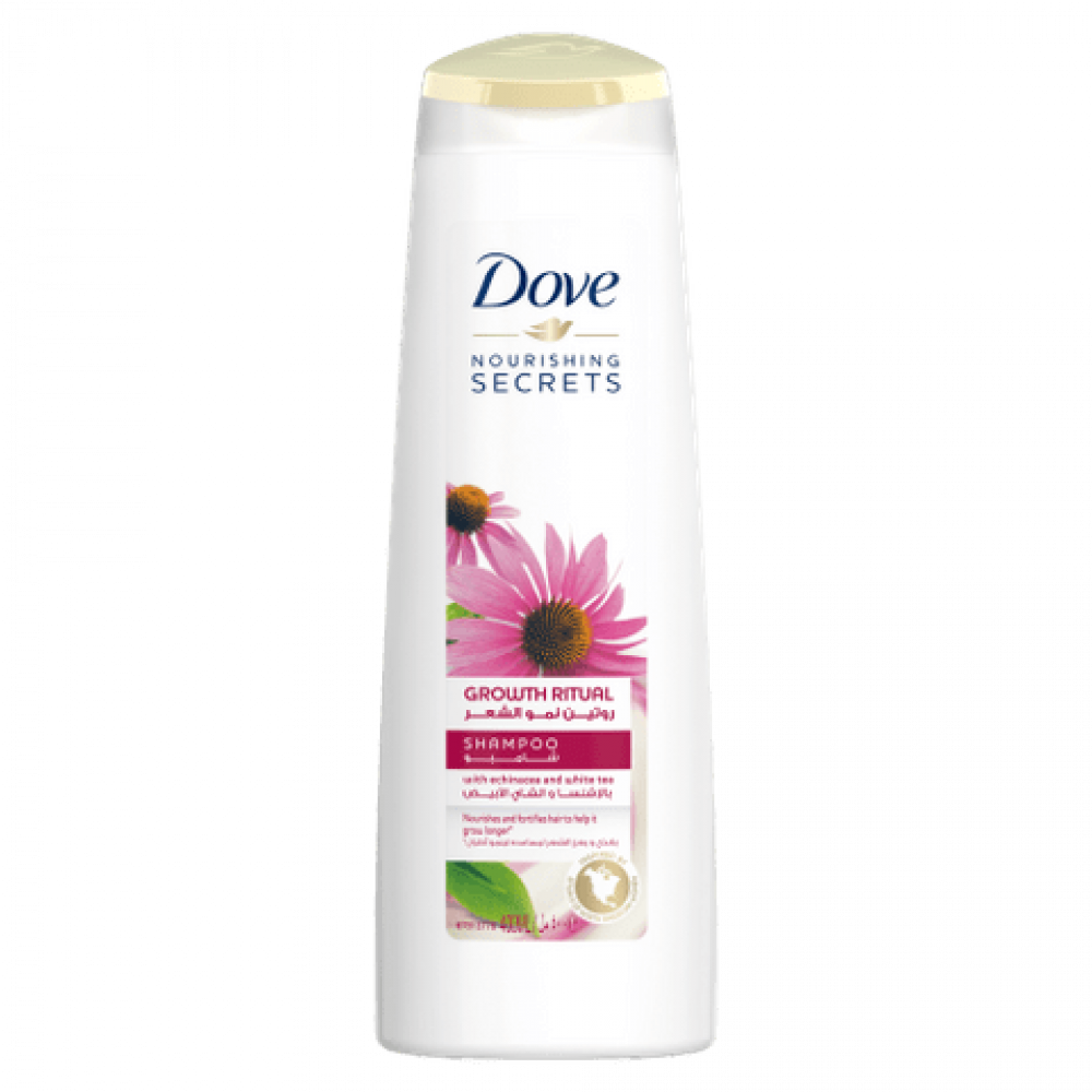 دوف شامبو روتين نمو الشعر بالاشنسا والشاى الابيض 400 مل