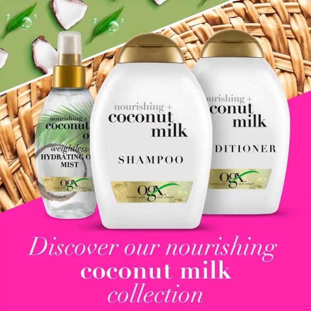 او جي اكس شامبو حليب وجوز الهند 385مل