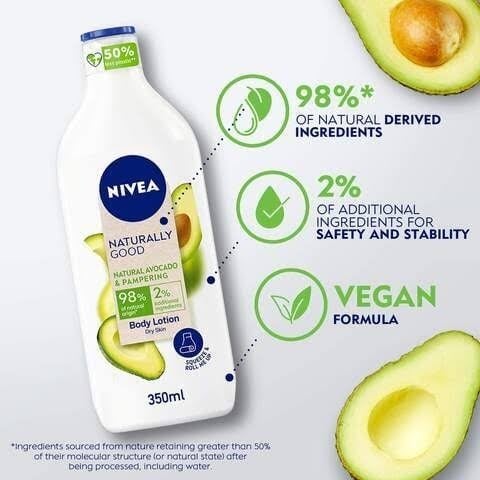 نيفيا لوشن الجسم بالافوكادو الطبيعى للبشرة الجافة 350 مل
