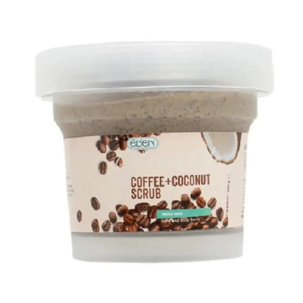 ايدن مقشر ومفتح لون البشرة قهوة مع جوز الهند 200 جرام