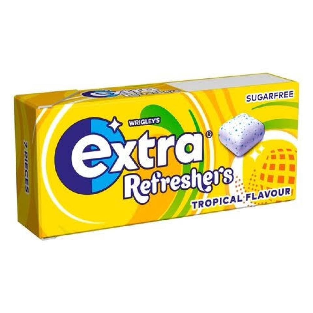 اكسترا ريفريشرز علكة بالفواكه الاستوائيه 7 قطع