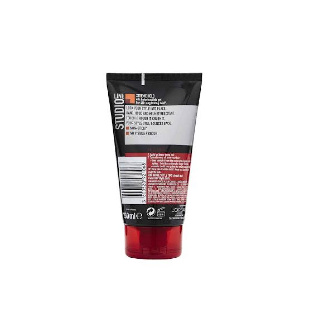 لوريال ستوديو-لاين جل شعر انديستراكتابل تثبيت اقوي 150 مل