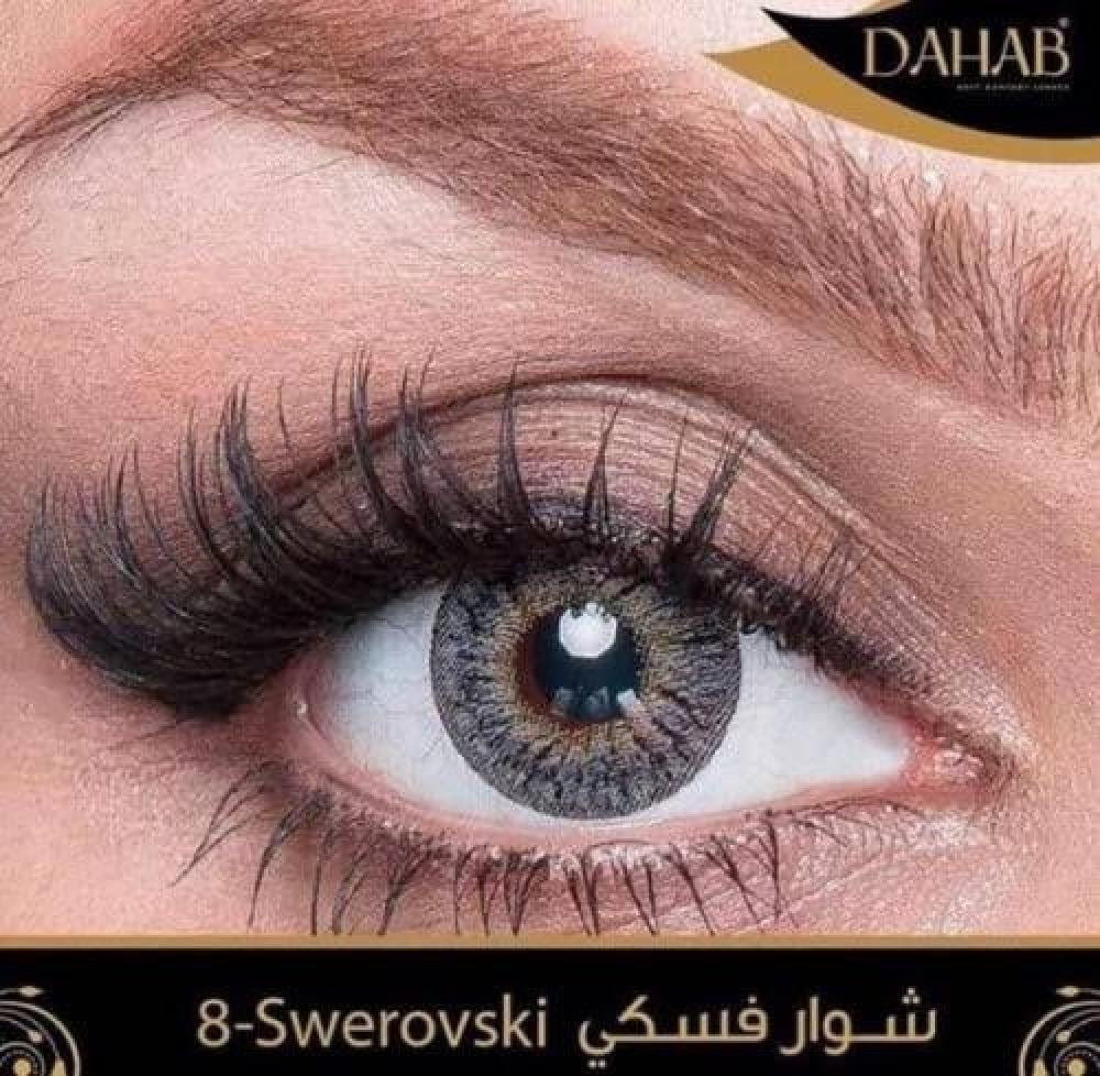 دهب عدسات لاصقة سورافسكى 8