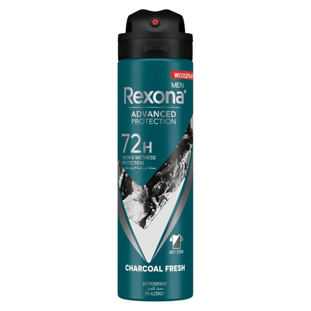 ريكسونا مزيل عرق بخاخ للرجال بالفحم المنعش 150 مل