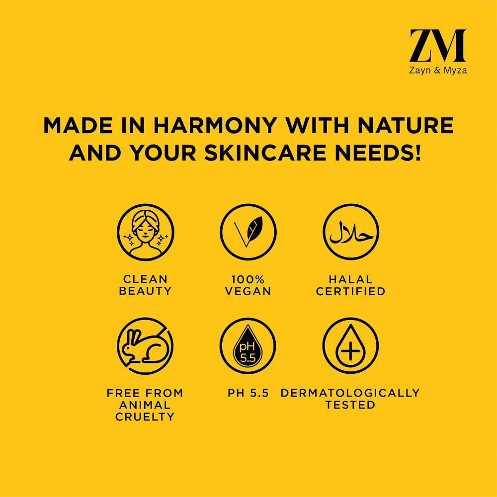 زين و ميزا  غسول  للوجة بخلاصة شجرة الشاي وحمض الساليسيليك 150 مل