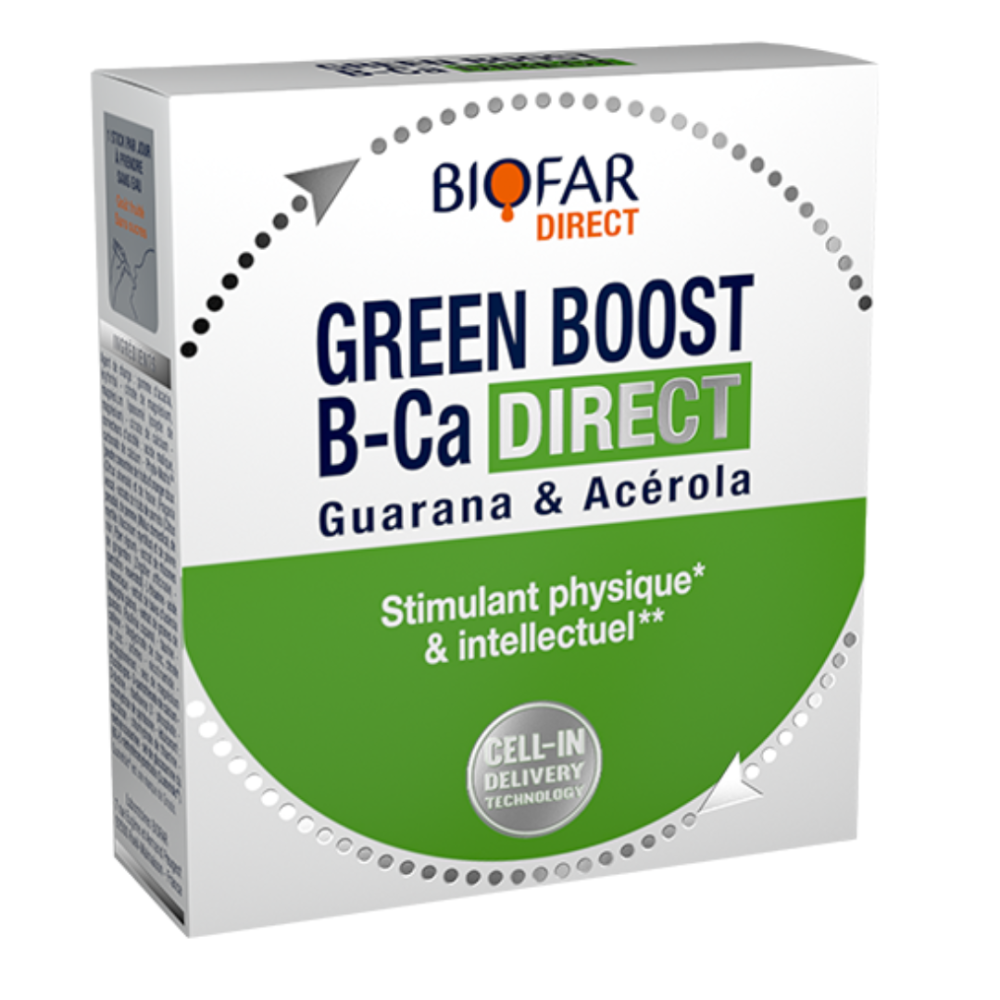 بيوفار مكمل غذائي دايركت بي _ca غرين بوست 14 كيس