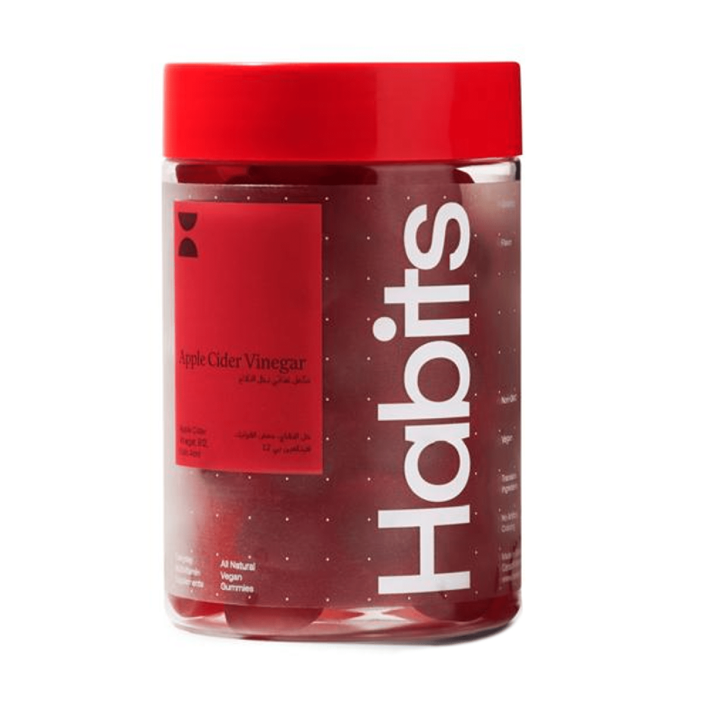 هابيتس مكمل غذائي خل التفاح 60 قطعه