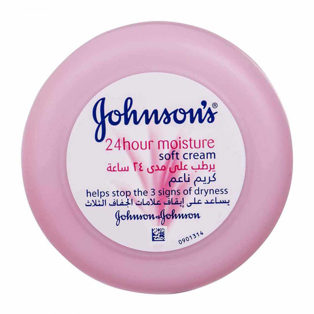 جونسون كريم ناعم يساعد على ايقاف علامات الجفاف الثلاث 300 مل