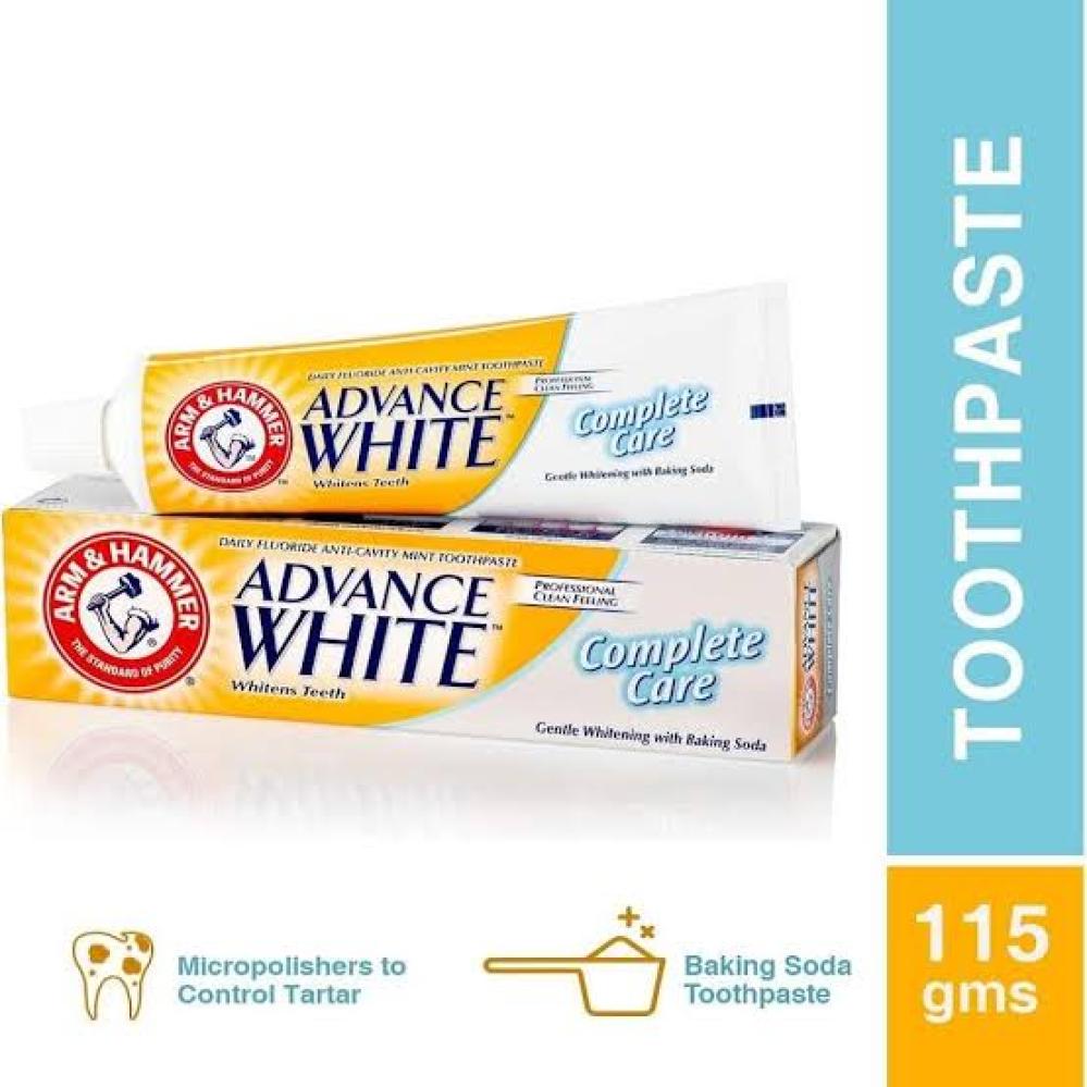 ارم اند هامر معجون اسنان ادفانس وايت عناية كاملة  115 جم