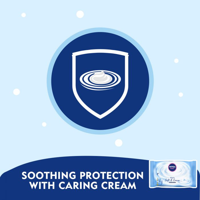 نيفيا بيبي مناديل مبلله بالكريم الناعمه  2+1 (3×63)