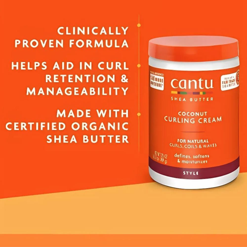 كانتو كريم جوز الهند لتجعيد الشعر بزبدة الشيا 709 جم