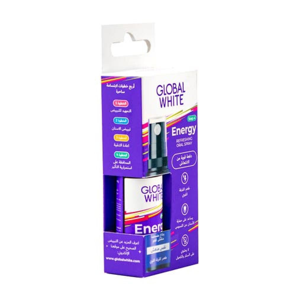 جلوبال وايت بخاخ معطر للفم بنكهة القرفة 15 مل