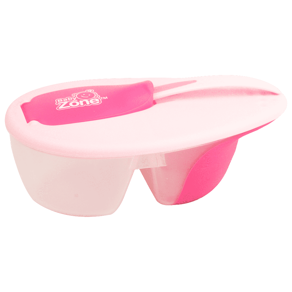 بيبي زون صحن اطفال مع ملعقة 8440