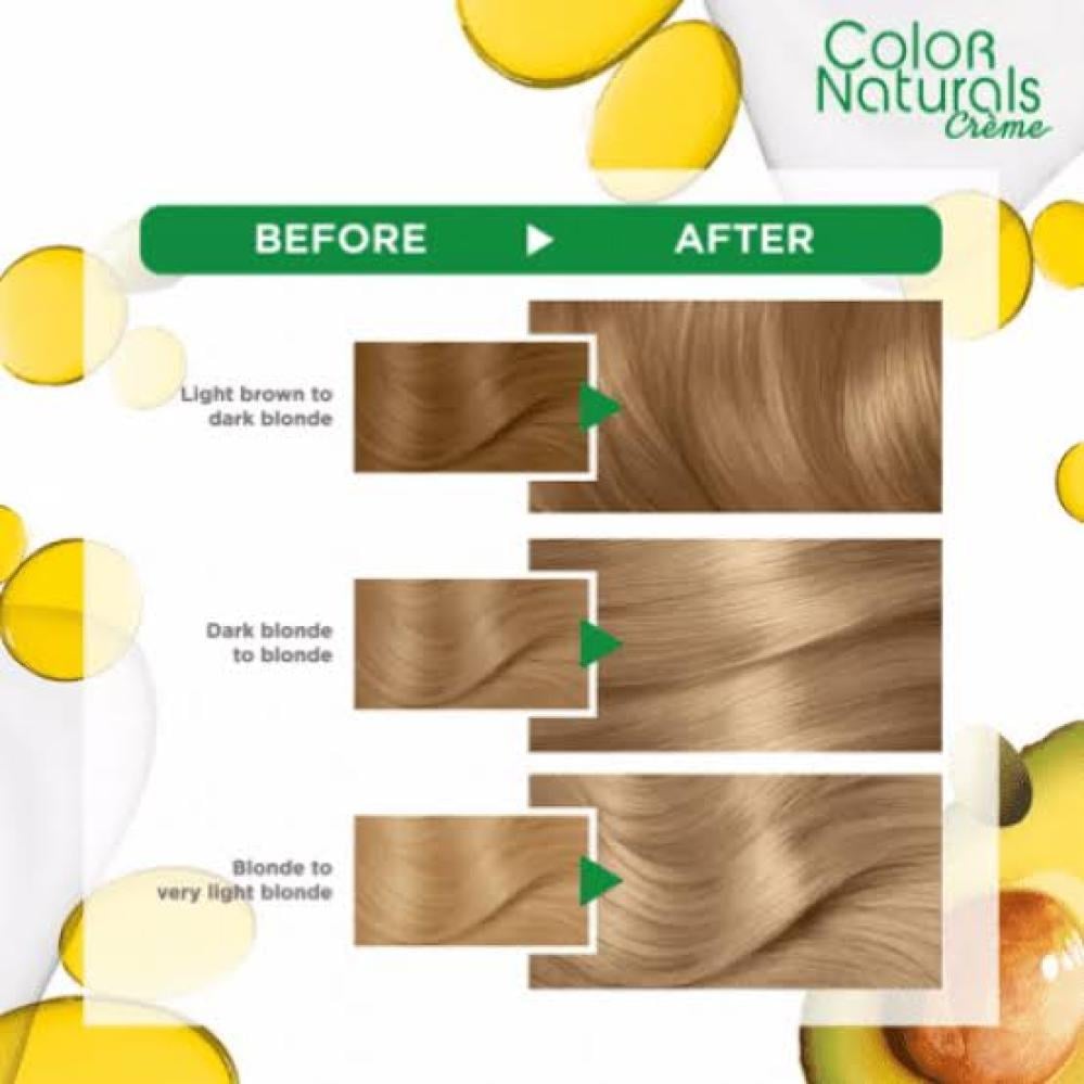 غارنيية صبغة الشعر كولور ناتشرلز اشقر رمادي فاتح جدا 9.1