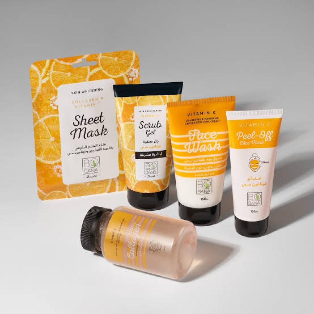 بوبانا قناع مرطب للبشرة بفيتامين سي 120 جم