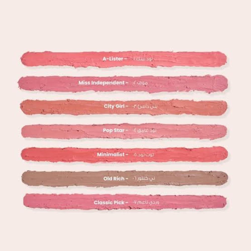 "لوكا محدد الشفاه لستر نود بينك  01"