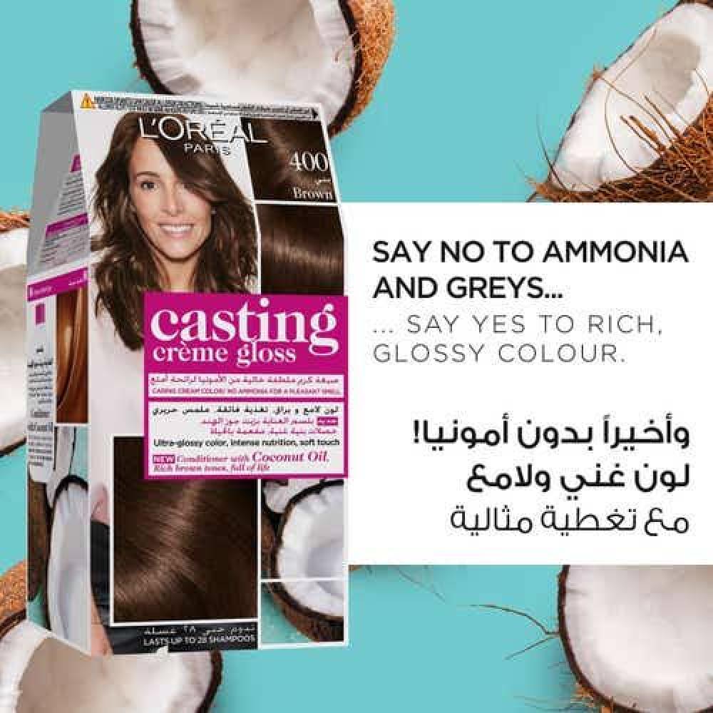 لوريال كاستنج صبغة الشعر بدون امونيا بنى 400