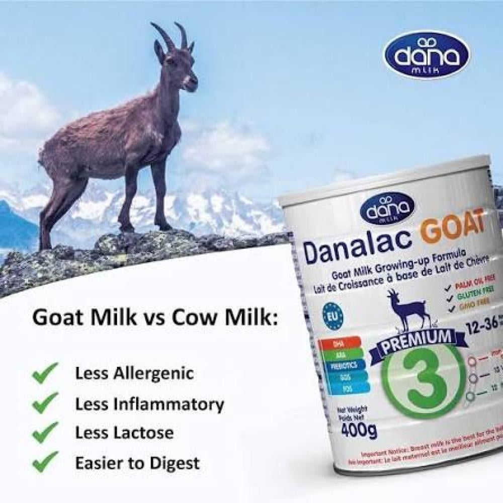 دانالاك حليب الماعز للنمو رقم (3) 400 جم