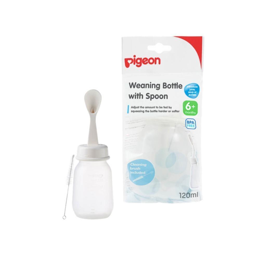 بيجون رضاعة بلاستيك طعام مع ملعقة 120 مل