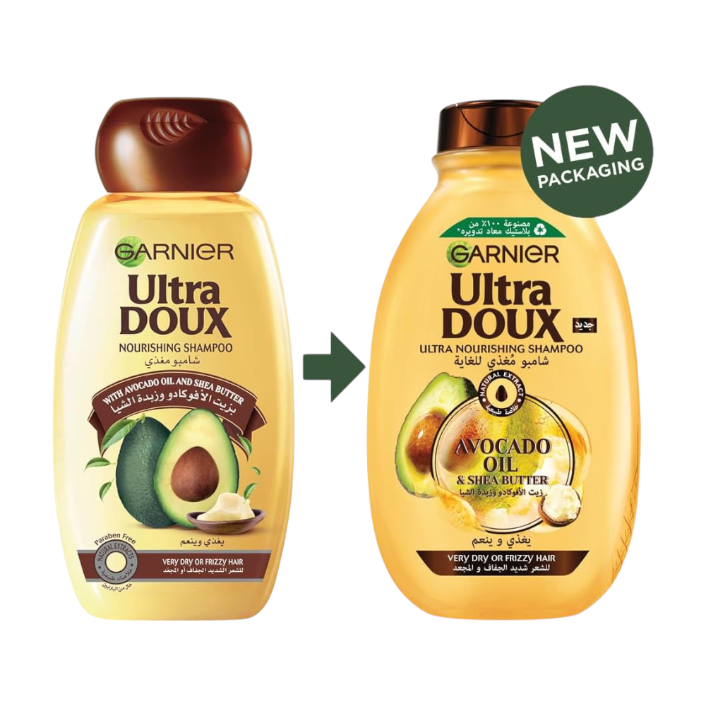 غارنيية الترادوكس شامبو بزيت الافوكادو وزبدة الشيا 600 مل