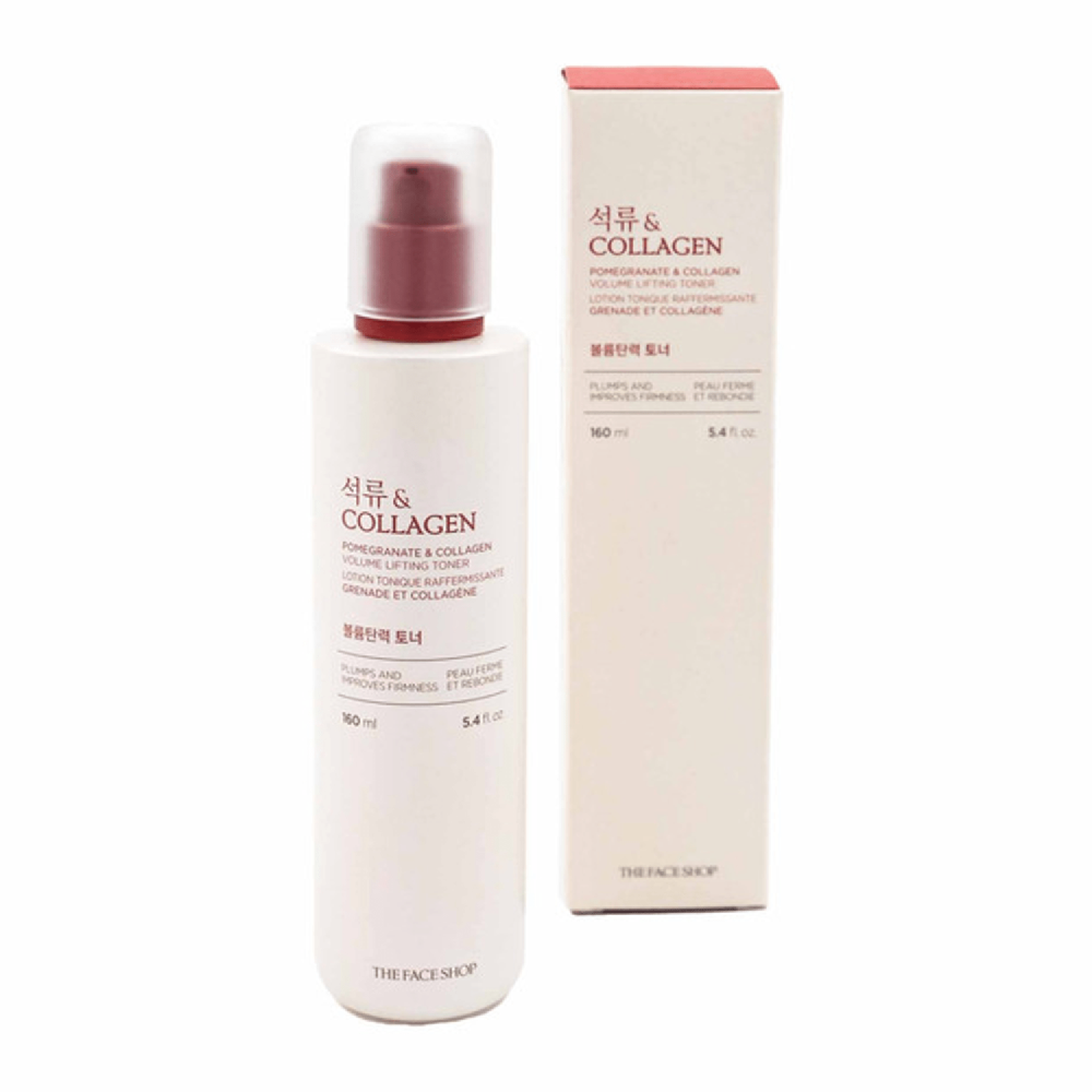ذا فيس شوب كولاجين تونر فوليوم بالكولاجين والرمان 160 مل