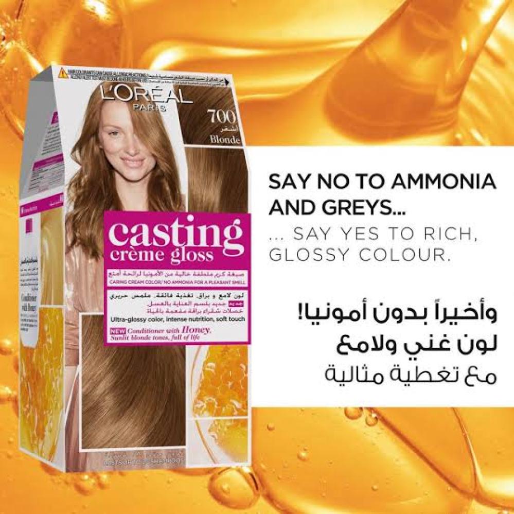 لوريال كاستنج صبغة الشعر بدون امونيا اشقر 700