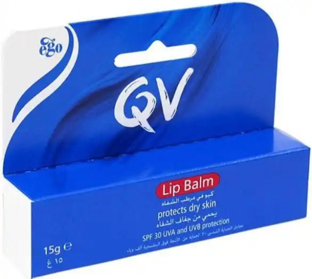 كيوفي مرطب شفايف 15 جم SPF30