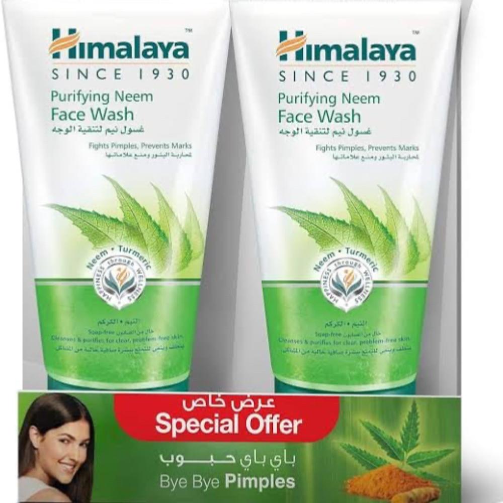 هيمالايا غسول نيم لتنقيه الوجه عرض خاص 2*150مل