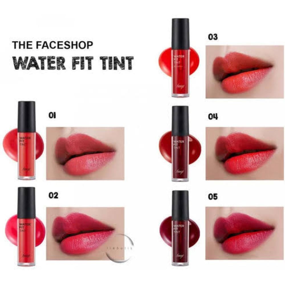 ذا فيس شوب واتر فيت تنت الشفاه احمر 5 جم