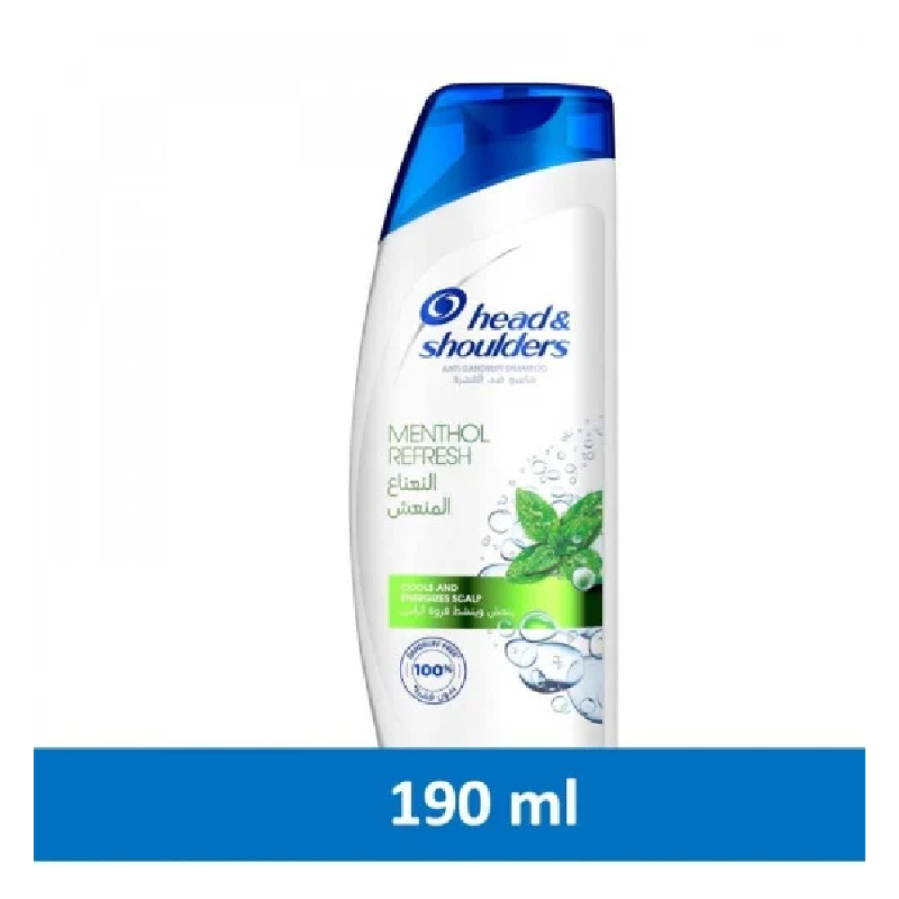 هيد اند شولدرز شامبو النعناع المنعش 190 مل