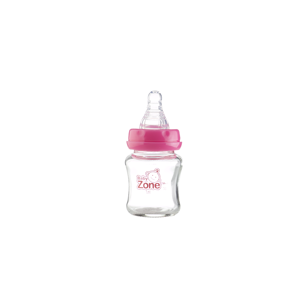 بيبي زون رضاعة زجاج 50 مل 8528