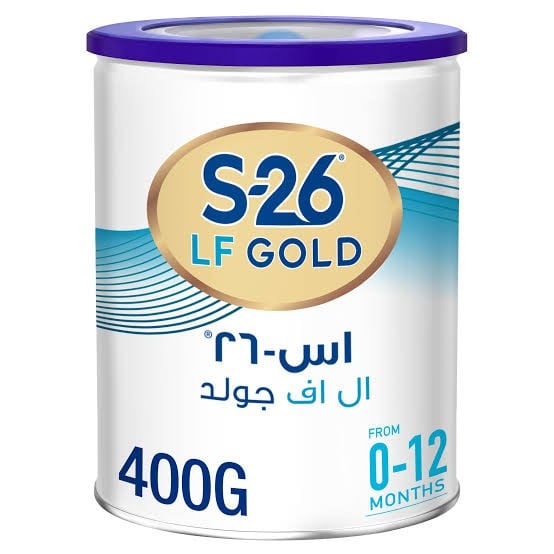 اس 26 جولد ال اف حليب اطفال خالي من اللاكتوز 400 جم