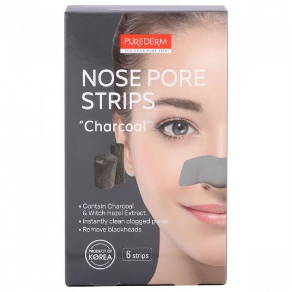 بيورديرم لصقات ازالة الرؤس السوداء بالفحم