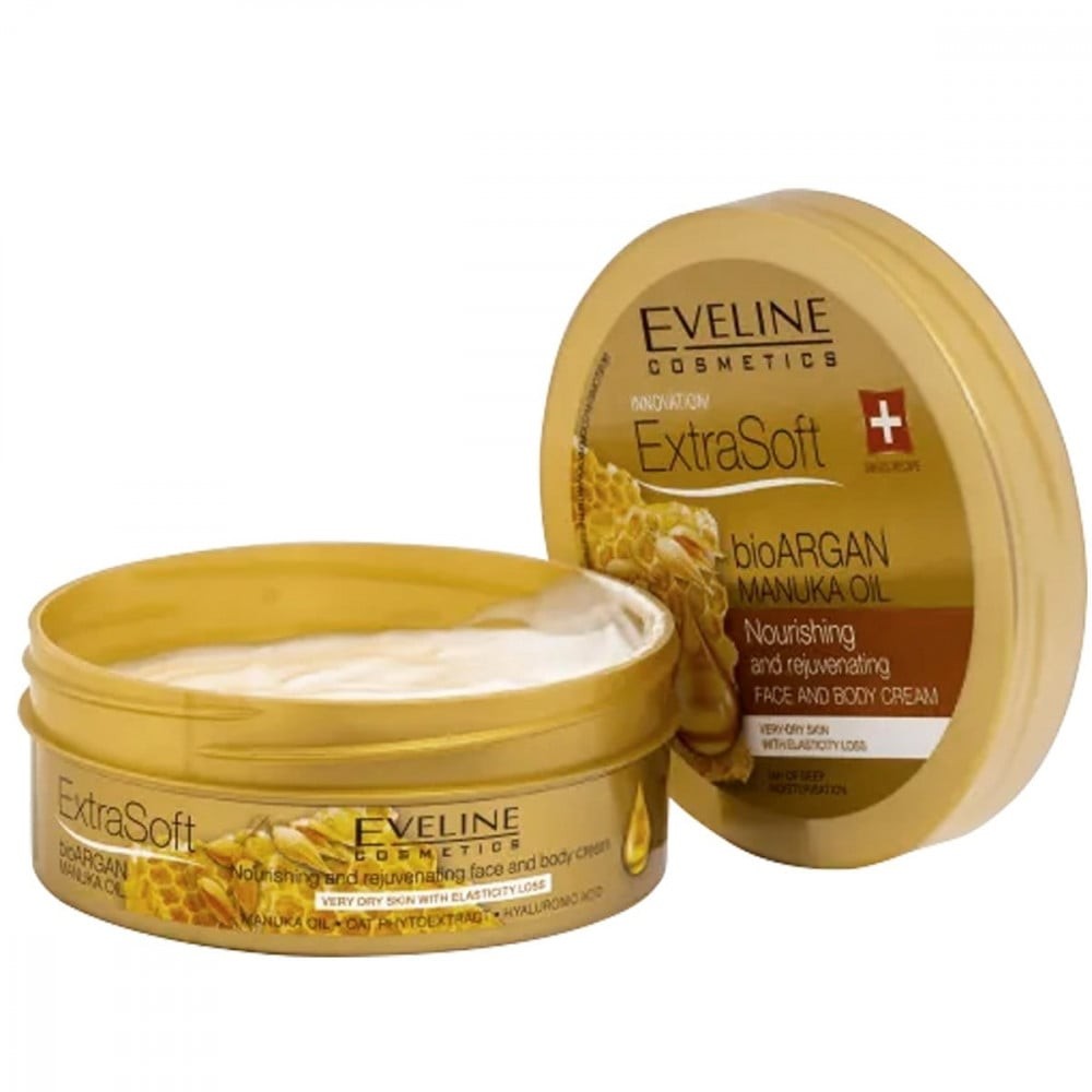 ايفيلين كريم مرطب اكسترا سوفت بزيت الارجان وعسل المانوكا 175 مل