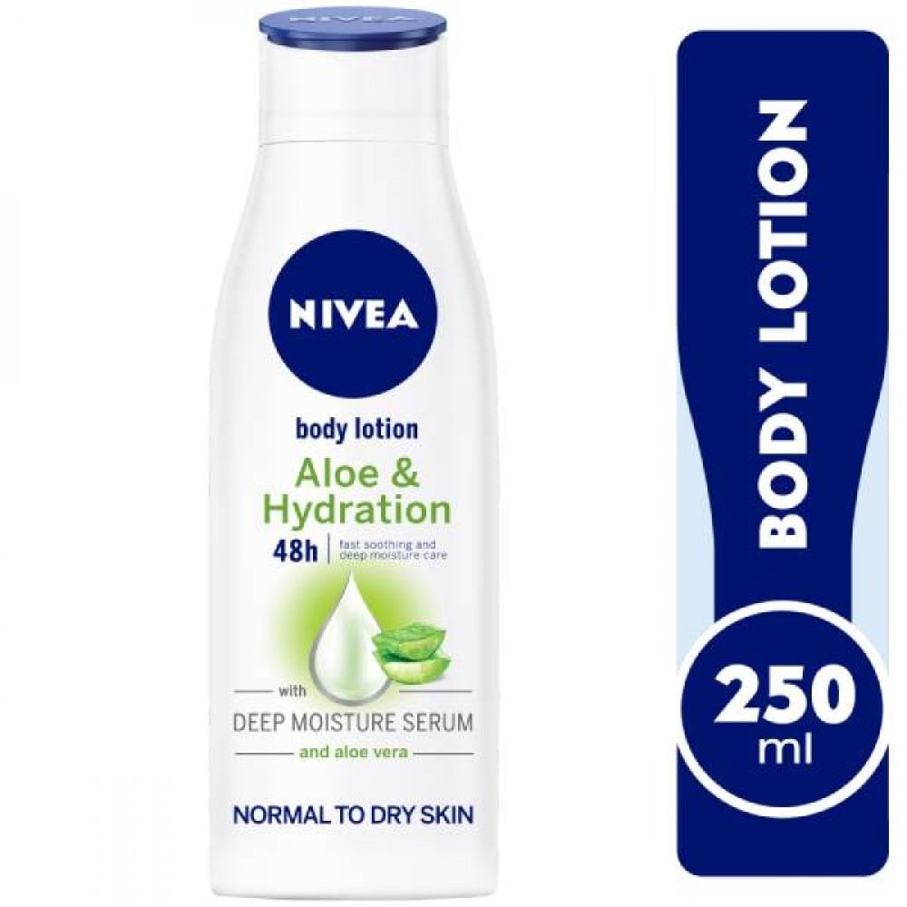 نيفيا لوشن الجسم بالالوفيرا  للبشرة العاديه الى الجافة 250 مل