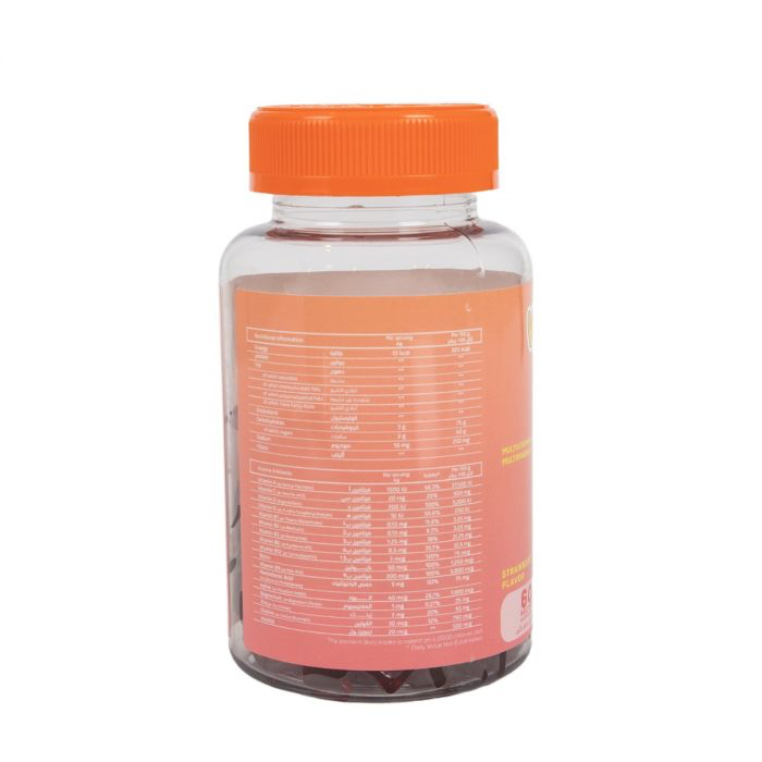 فيتايم مكمل غذائي بالفيتامينات والمعادن طعم الفراولة  60قطعة