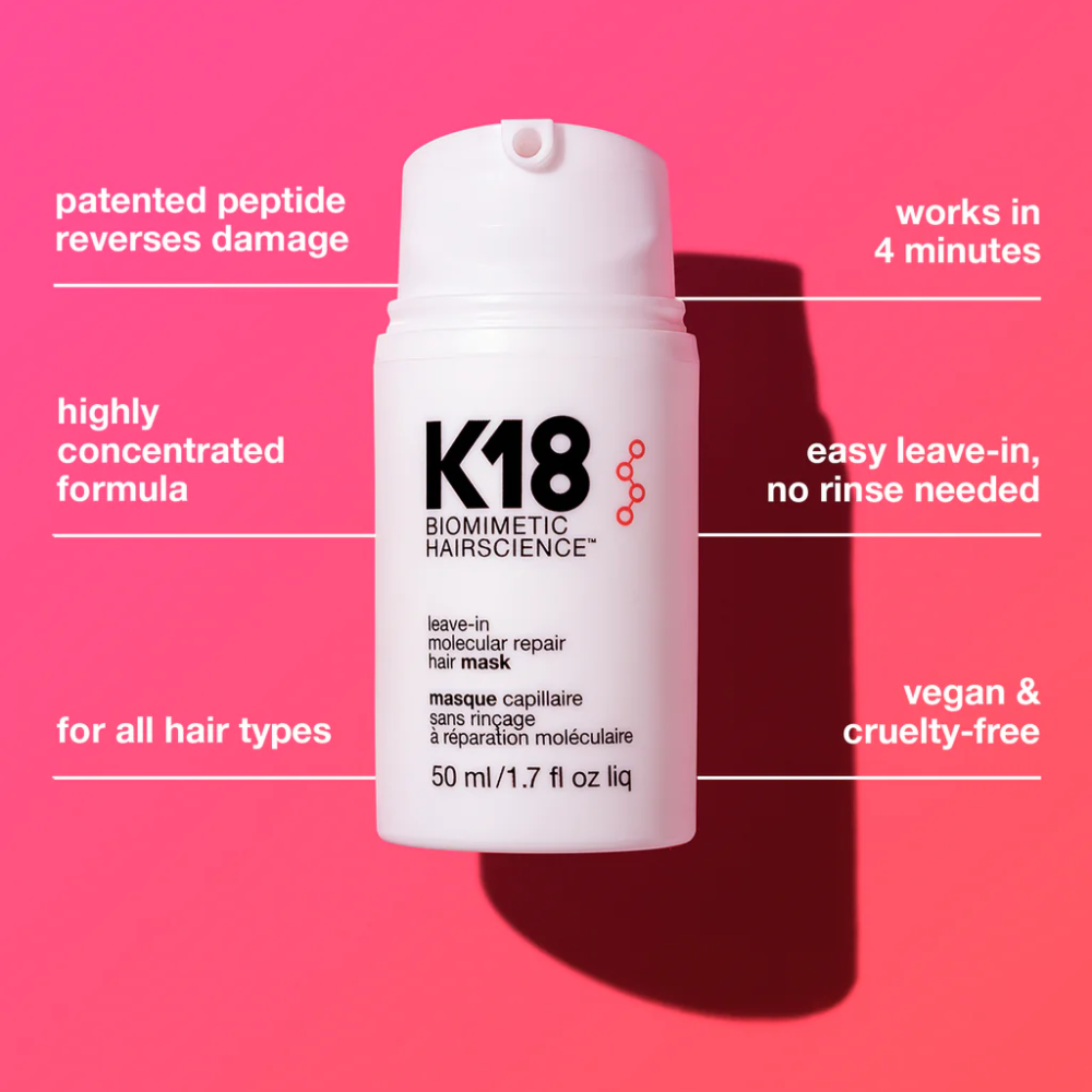 كي 18 ليف ان ماسك مرطب للشعر 50 مل