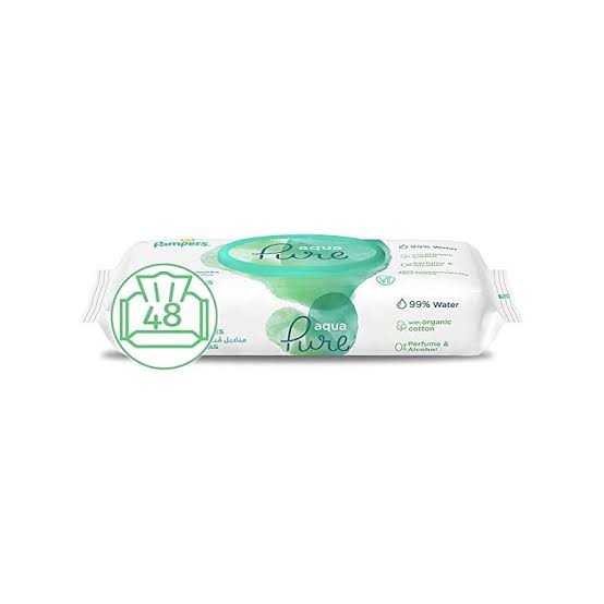 بامبرز مناديل مبللة اكوا بيور للبشرة الحساسة 3*48 منديل