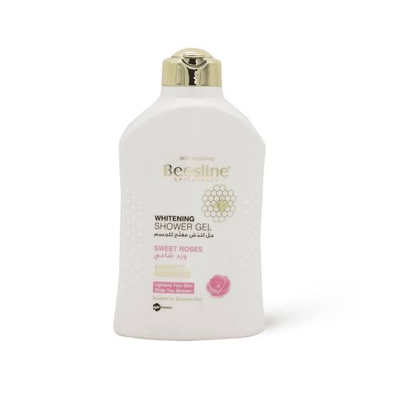 بيزلين جل استحمام مفتح للجسم بالورد الشامي 300 مل