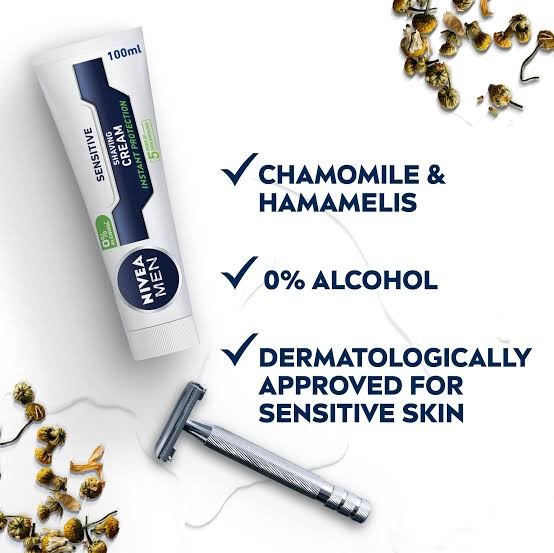 نيفيا كريم حلاقة للبشرة الحساسة 100 مل