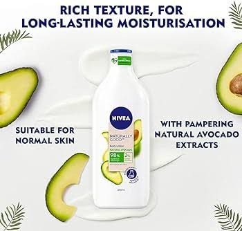 نيفيا لوشن الجسم بالافوكادو الطبيعى للبشرة الجافة 350 مل