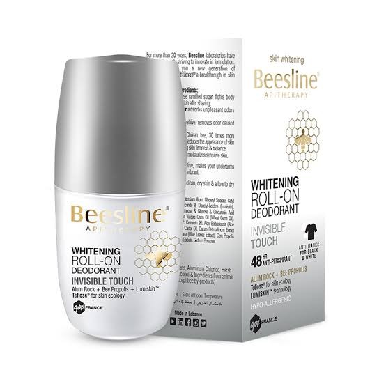 بيزلين رول اون مزيل الرائحة لتفتيح البشرة لمسة خفية 50 مل